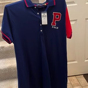 Ralph Lauren blue dress, size xl.  This cute dress is screaming to be worn.